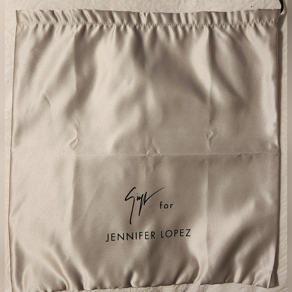 Jennifer Lopez Signature Satin Drawstring Dust Bag NWOT